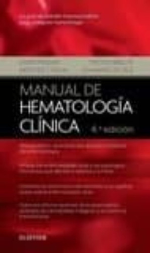 Manual De Hematologia Clinica 4º Edicion