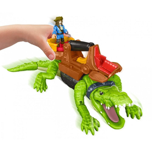 Cocodrilo Andante Y Pirata Garfio Fishe Price Imaginext