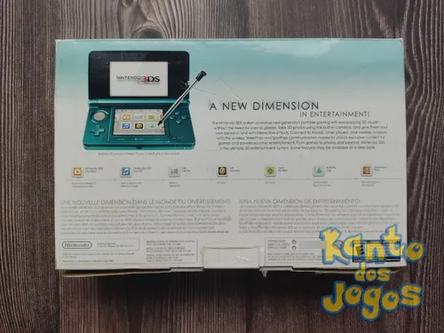 Nintendo 3ds Cor Aqua Blue Completo
