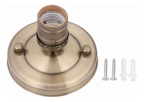 E26/e27 Vintage Industrial Techo/pared Base De Luz Soporte