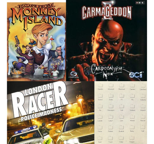 Videojuegos Monkeyisland4, Lrp, Carmag2, Varios - Pc Digital