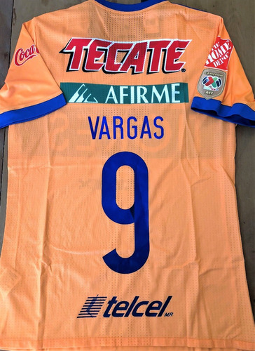 Camisa Do Tigres Vargas #9 Modelo Jogo - Queima Estoque