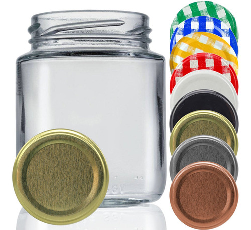Imagem 1 de 6 de 10 Potes De Vidro Belém 240ml Com Tampa E Lacre