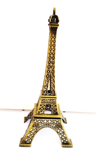 Torre Eiffel Vintage Decorativa. Metal Cobre.