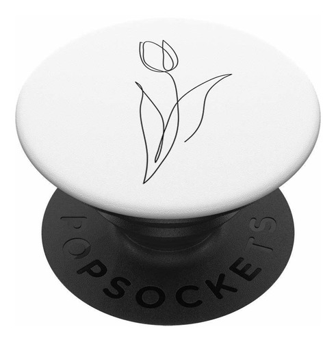 Diseño Minimalista Tulipan Enchufe Popsocket Floral  Agarre