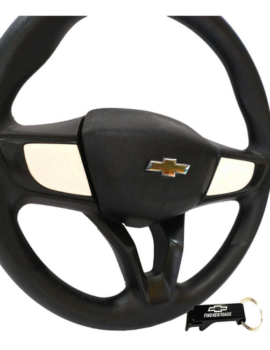 Volante Da Gm Chevette Marajo Chevy 500 Onix Black Branco