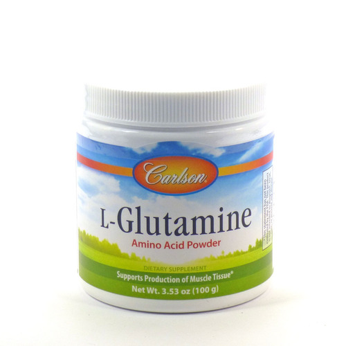 L-glutamine En Polvo 3.53 Oz (100 Grams) Carlson Labs