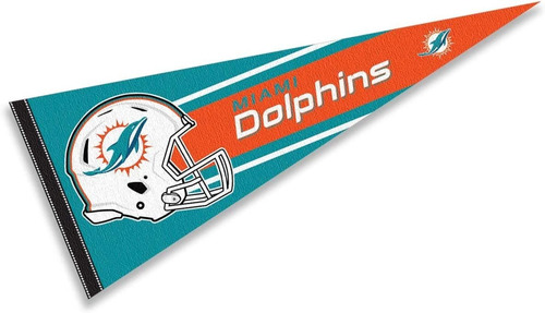 Wincraft Miami Dolphins Official 30 Inch Large Pennant