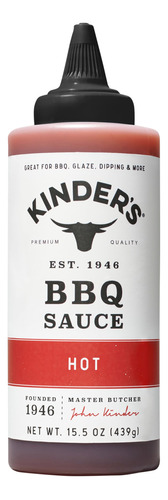 Kinder's, Salsa De Barbacoa Caliente, 15.5 Onzas