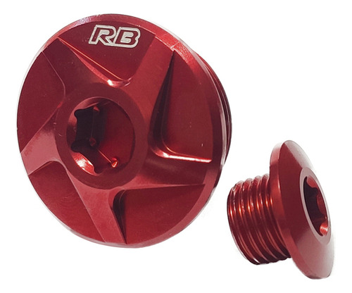 Juego Tapones Encendido Honda 32mm Rojo Rb