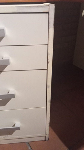 Escritorio T Pc Gamer Oficina Estudio 2 Cajoneras Con Ruedas Beige (Usado)