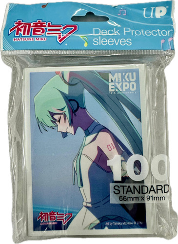 Micas Up Hatsune Miku Tamaño Standart 100 Pz Diseños Idioma Inglés Flight