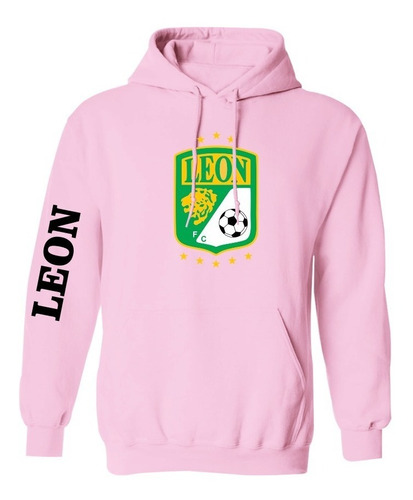 Sudadera Mod Liga Mx Club León Pink