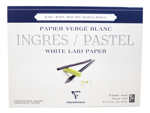 Papel Ingres Para Pastel 30x40m Clairefontaine