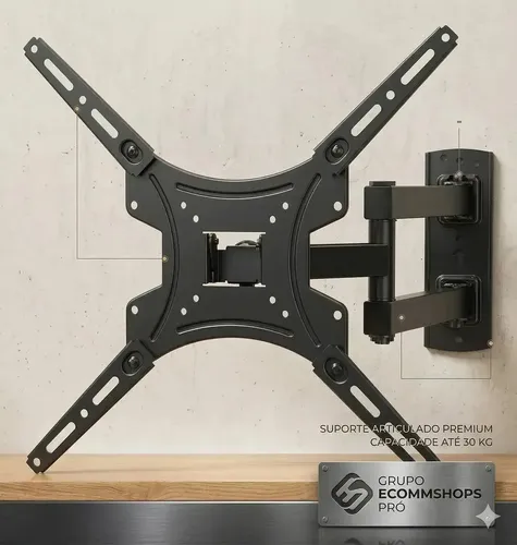 Suporte para Tv Articulado Longo, Inclinável E Reforçado de 14 - foto 1