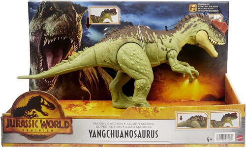 Figura Jurassic World Yangchuanosaurus Accion Masiva