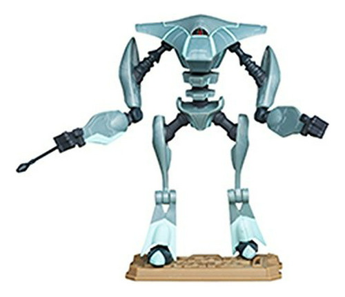 Star Wars Clone Wars Figura Animada 2012 Aqua Droid # 10