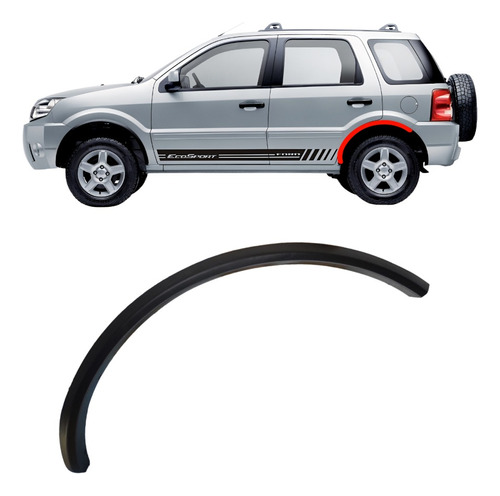 Moldura Fender Pasarueda Guardabarro Trasero Ford Ecosport C