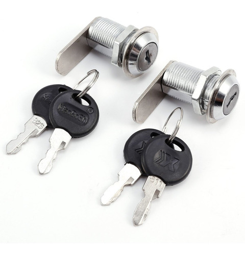 2x Cam Lock Pinball Arcade Máquina Puerta Gabinete Caja De H