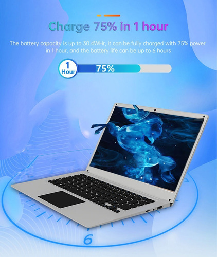 Imagen 6 de 10 de Kuu Sbook M Portátil Intel Celeron 6g Ram 128g Sdd Win 10