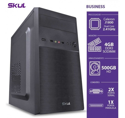 Computador Pc Desktop Celeron Dual Core 2.41ghz 4gb Dddr3