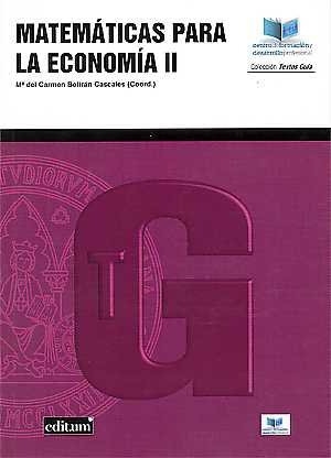 Matematicas Para La Economia Ii - Beltran Cascales, Maria...