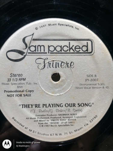 Vinil Trinere - They're Playing Our Song (1987) Jam Packed (Usado)