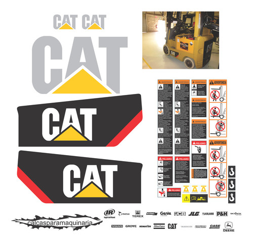 Kit De Calcas De Restauración Para Cat Ec25n2