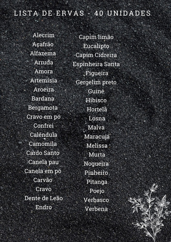 Caixa Deusa Tríplice Wicca Herbário 30 Unidades