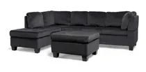 Comprar Sala Brynn Suede Gris Derecha Sillones Sofas Pieza Salas