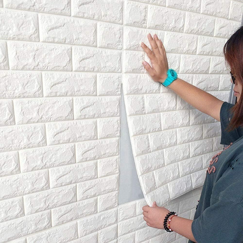 Imagen 3 de 10 de Revestimiento Pared Adhesivo Facil Colocacion Piedra X40 Un®
