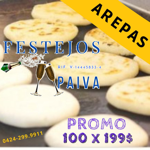 Imagen 3 de 10 de Promocion En Las Estaciones De Comidas Arepas, Cachapas...