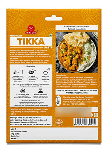 Pasta De Curry Tikka Masala Picante - Listo Para Cocinar