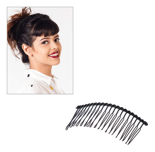 10pcs Iron Wire Comb Headdress Simple Comb Headdress For Wom