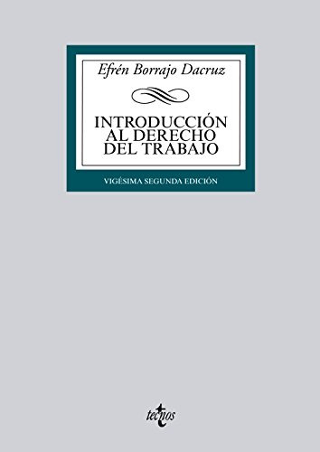 Libro Introduccion Al Derecho Trabajo*10* Tecn De Vvaa Tecno