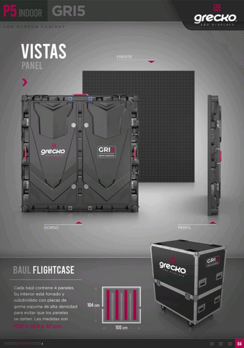 Pantalla Led P5 (Usado)