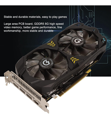 Tarjeta Gráfica Rx580, 8g Gddr5 Tarjeta De Gráficos De Compu