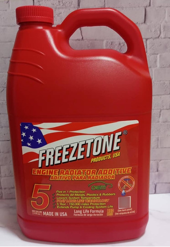 Refrigerante Freezetone Rojo Galón 3,79 Litros