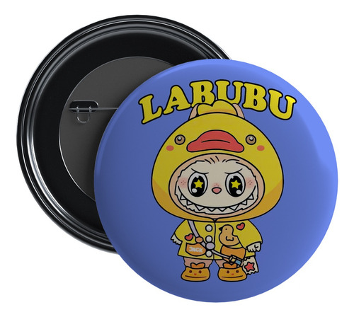X6 Pines Prendedores De Labubus Originales 25mm - Surtidos Beige Labubu