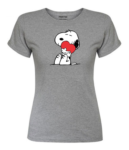 Polera Estampada Mujer Snoopy W