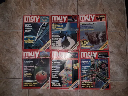 comprar Lote Por 6 Revistas Muy Interesante De La Decada 80
