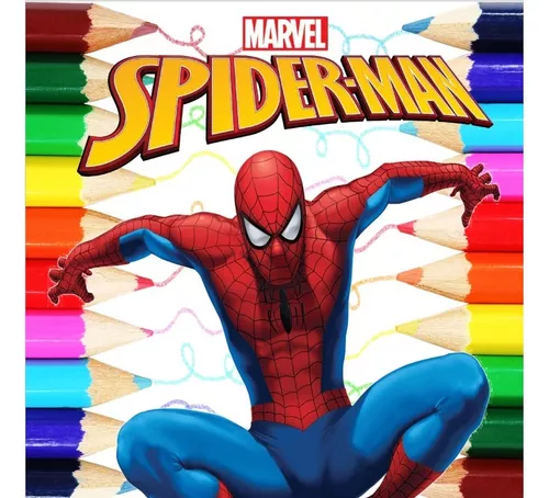 Homem Aranha para Colorir : 20 desenhos para imprimir