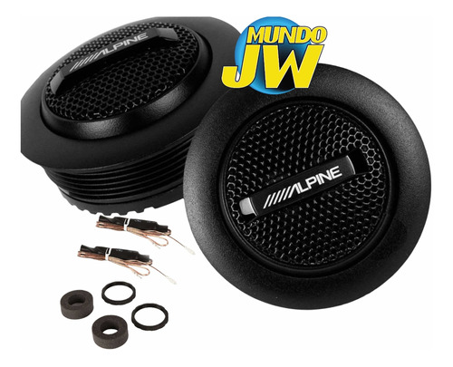 Tweeter Alpine Linea Ss 10 Con Adaptador Cables