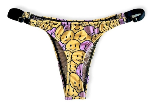 Imagen 2 de 6 de Bombacha Triangulo Emoji Smile Bikini
