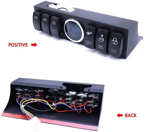 Panel De Control De 6 Switch Para Jeep Wrangler Tj Y Jk