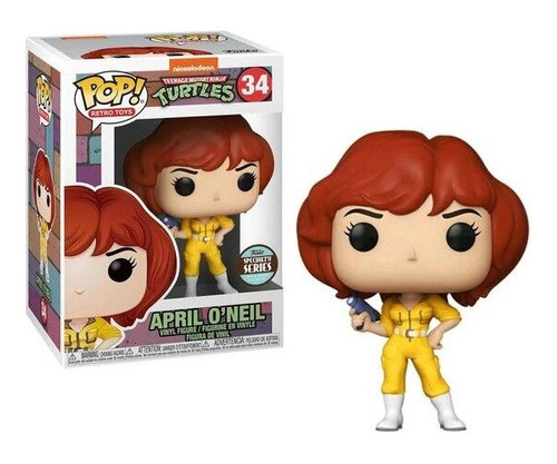 April O'neil Funko Pop Tortugas Ninja 