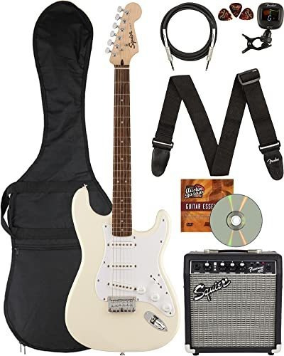 Guitarra Eléctrica Fender Squier Stratocaster Amplificador