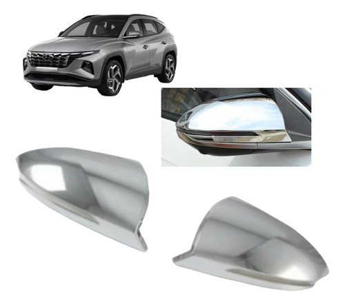 Cubre Espejos Cromados Hyundai Tucson 2022 2023 Actual