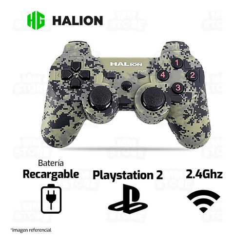 Mando Inalámbrico Halion 5 In 1 Ha-8008 Pc, Ps2, Ps3