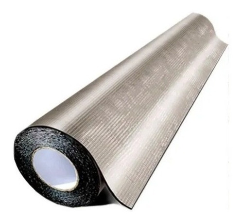 Imagem 1 de 10 de Manta Asfáltica Auto Adesiva Aluminizada 90cm X 10m